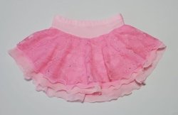 画像1: ふわふわ3段スカート 　(ピンク)